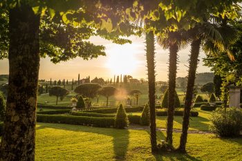 L'esterno verde del Castello di Spessa